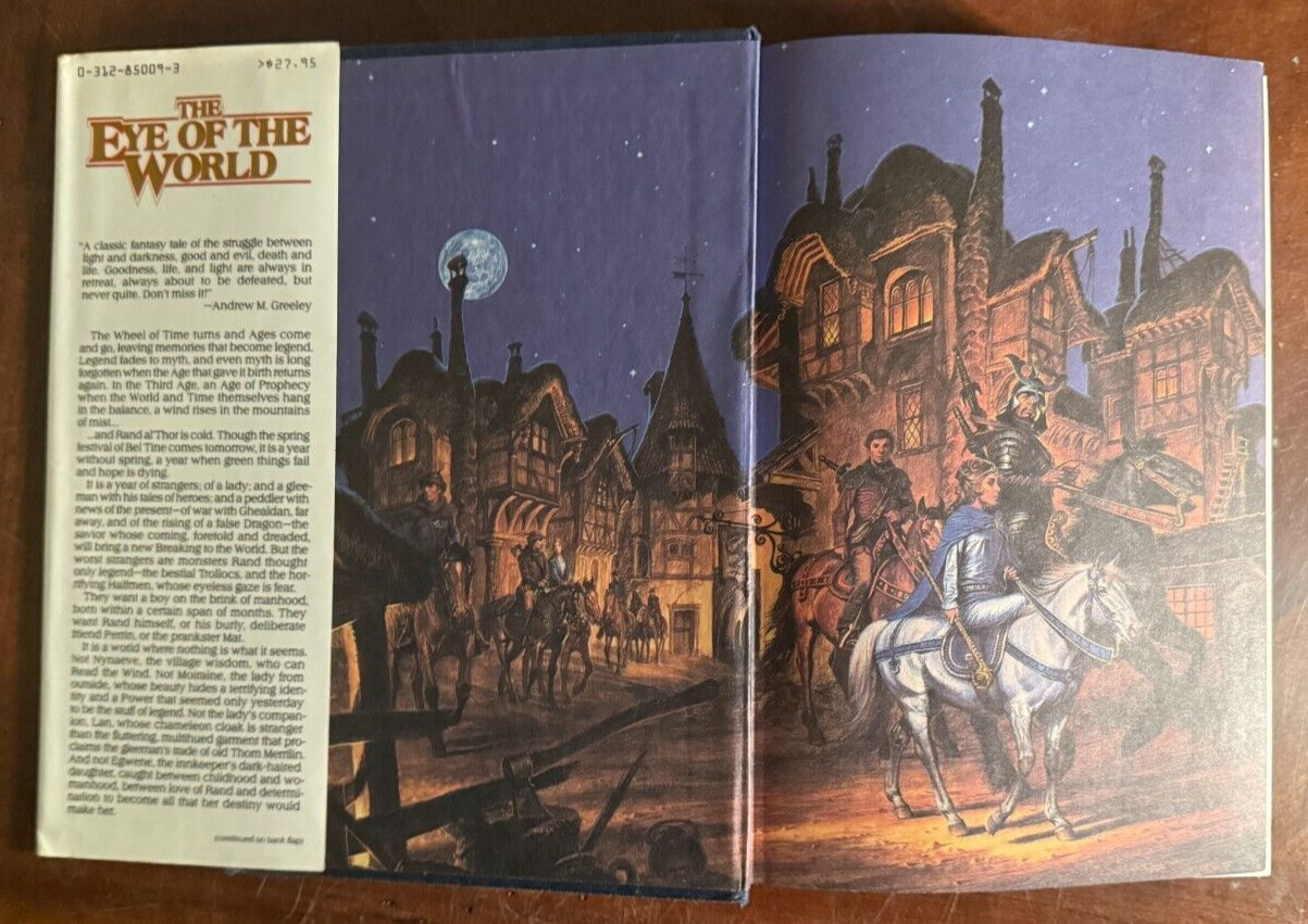 Wheel of Time: The Eye of the World by Robert Jordan 1990 TOR 7th Printing HC