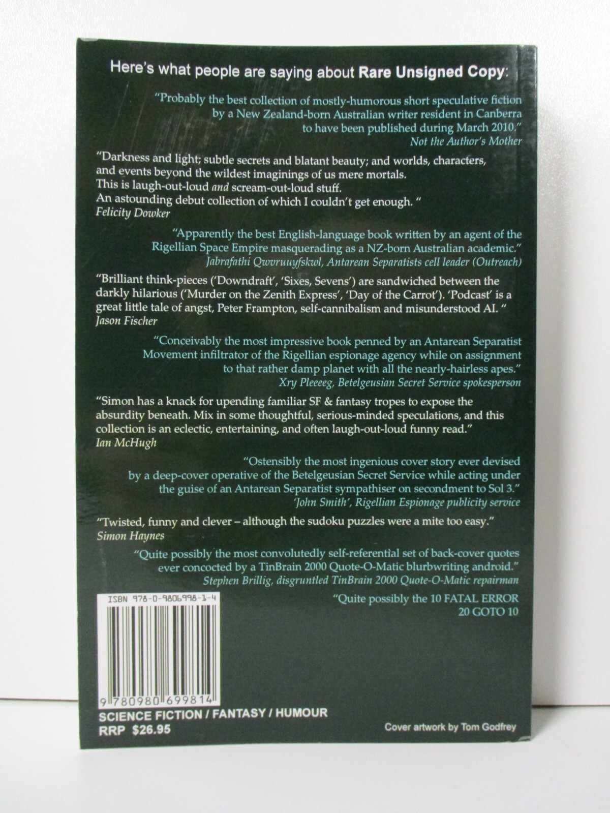 Rare Unsigned Copy: Tales of Rocketry, Ineptitude, and Giant Mutant