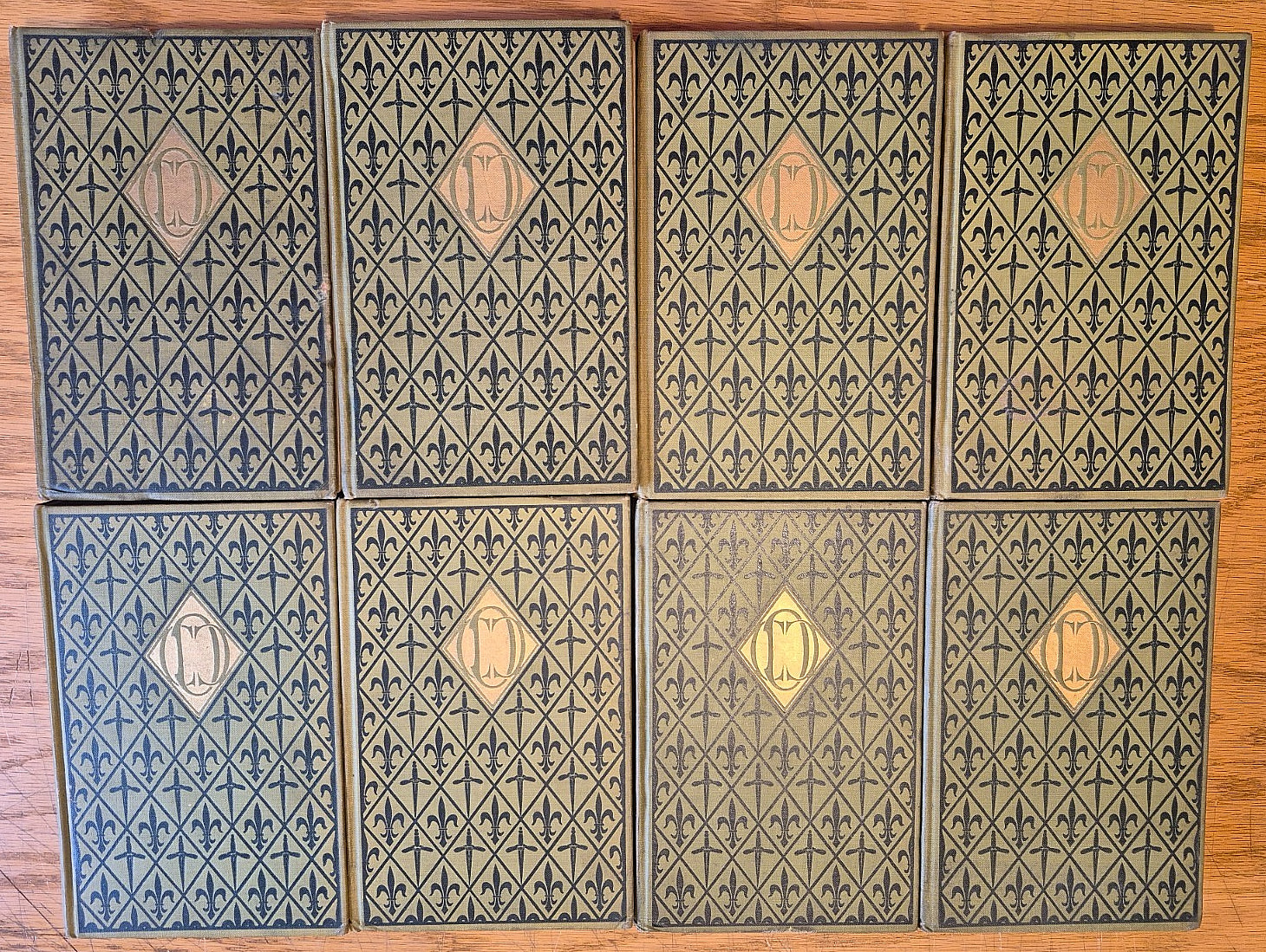 Celebrated Crimes by Alexander Dumas: Complete Set of 8. Brunswick Ed. HC 1895