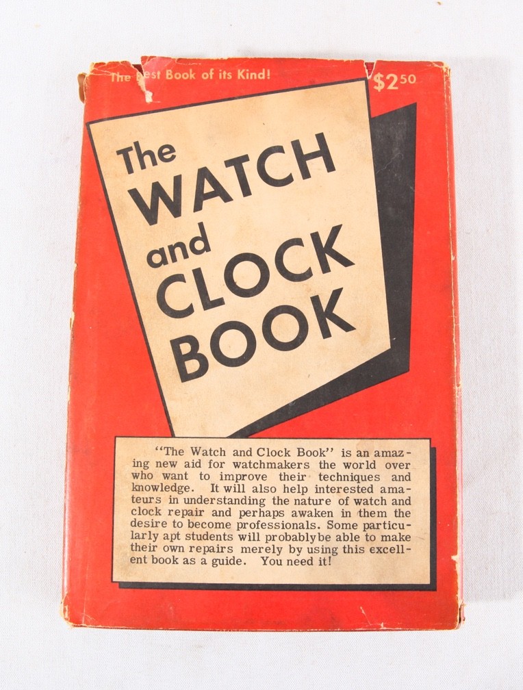 The Watch and Clock Book (Repair Manual) by Arco, 1948 HC, G+