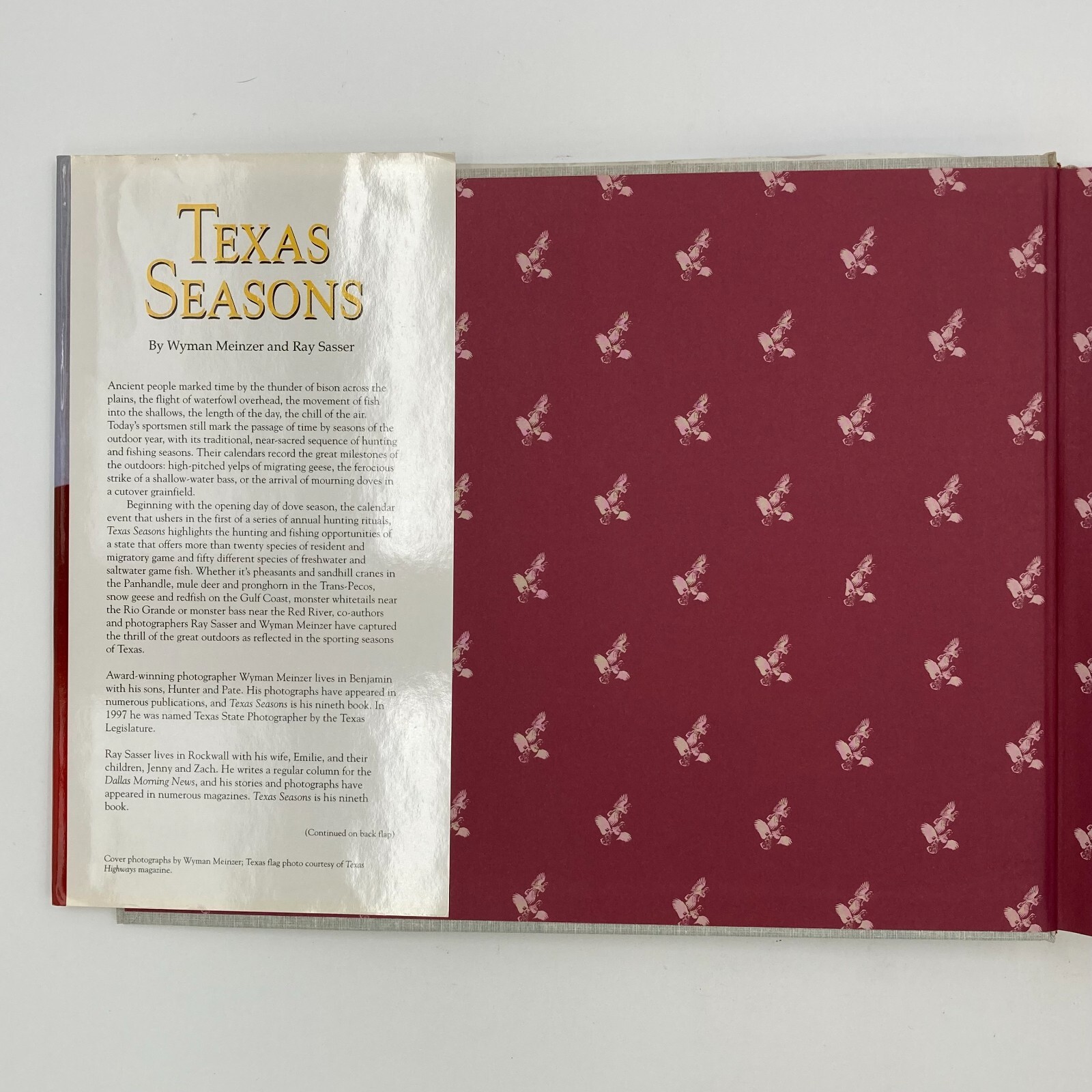 Texas Seasons by Wyman Meinzer and Ray Sasser (1999, Hardback) VGC 175 pages