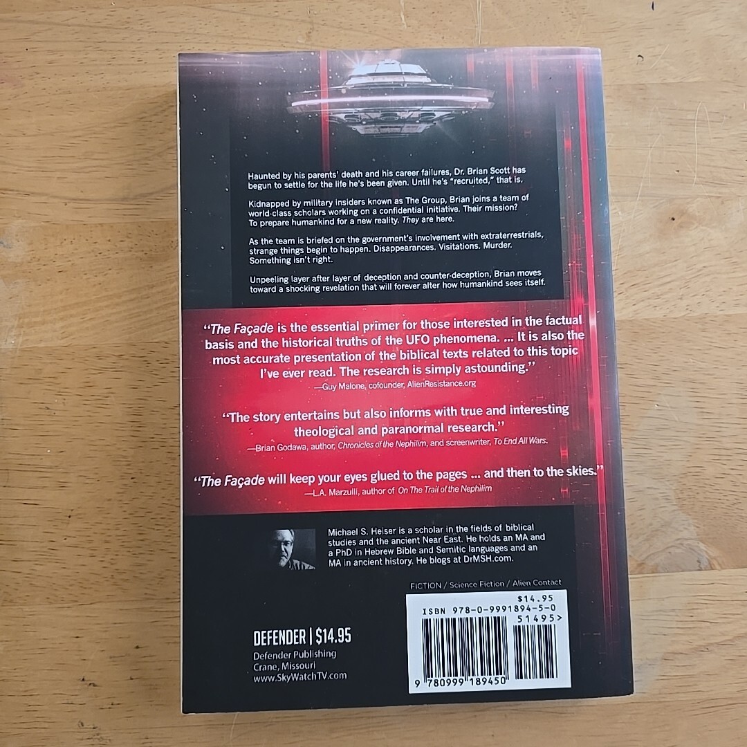 The Façade (the Façade Saga) by Michael S. Heiser (2017, Trade Paperback) NICE