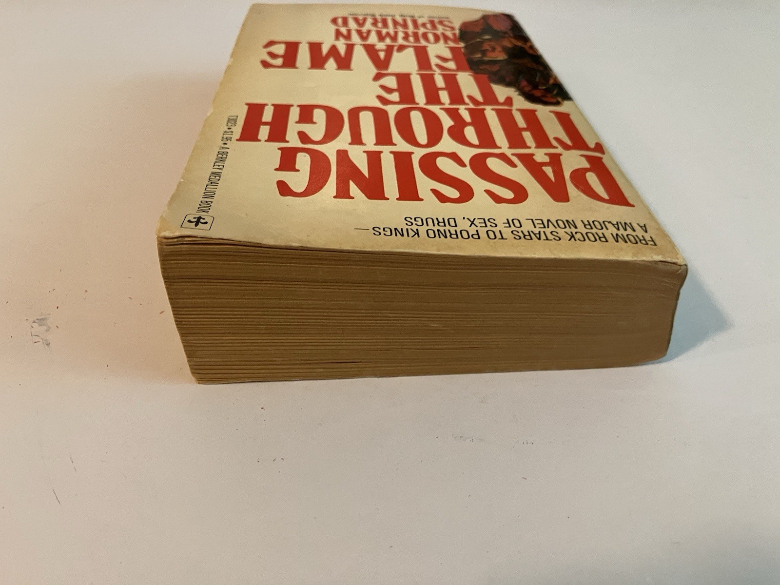 PASSING THROUGH THE FLAME NORMAN SPINRAD PB 1976 BERKELEY HOLLYWOOD SINS 1970’s