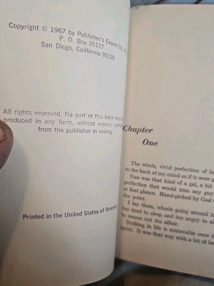 Black Boy 1967 J. Filmore Baker PEC Giant 1129 Publishers Export Inc Sleeze Pulp