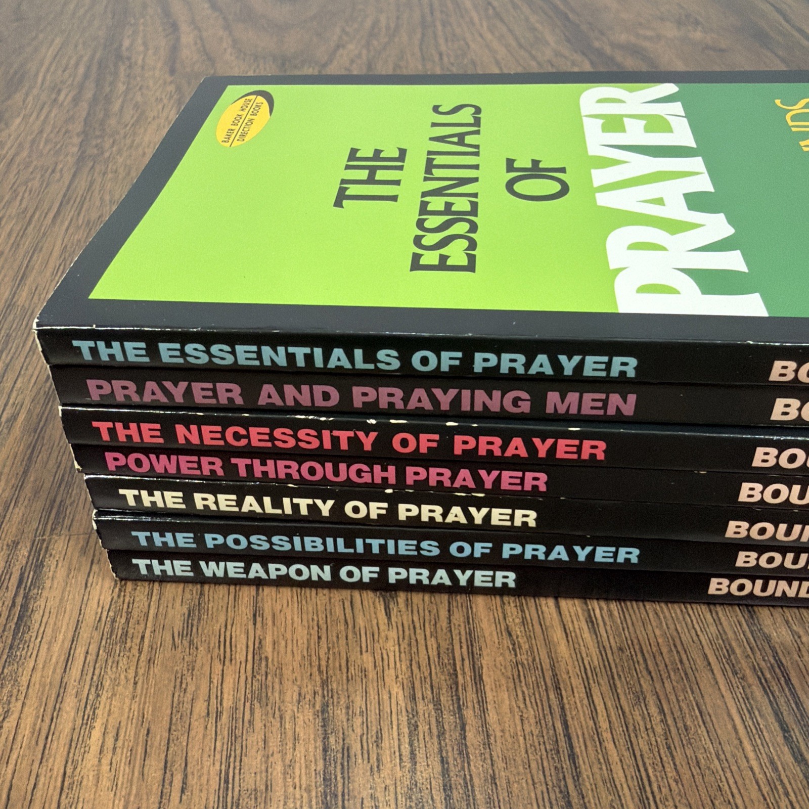 E.M. Bounds Books on Prayer PB Lot of 7 – Baker Book House Direction Vtg 70s 80s