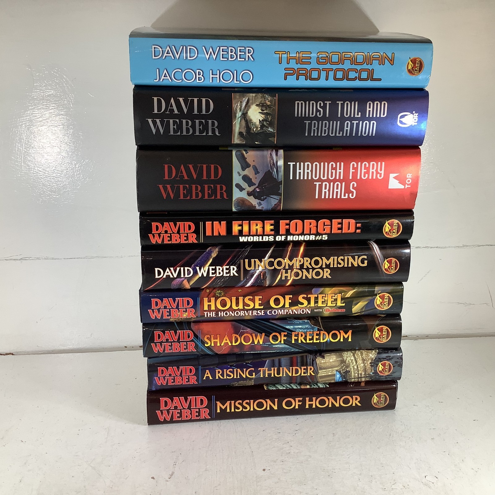 David Weber Lot of 9 Fantatasy HC DJ 1st Honorverse