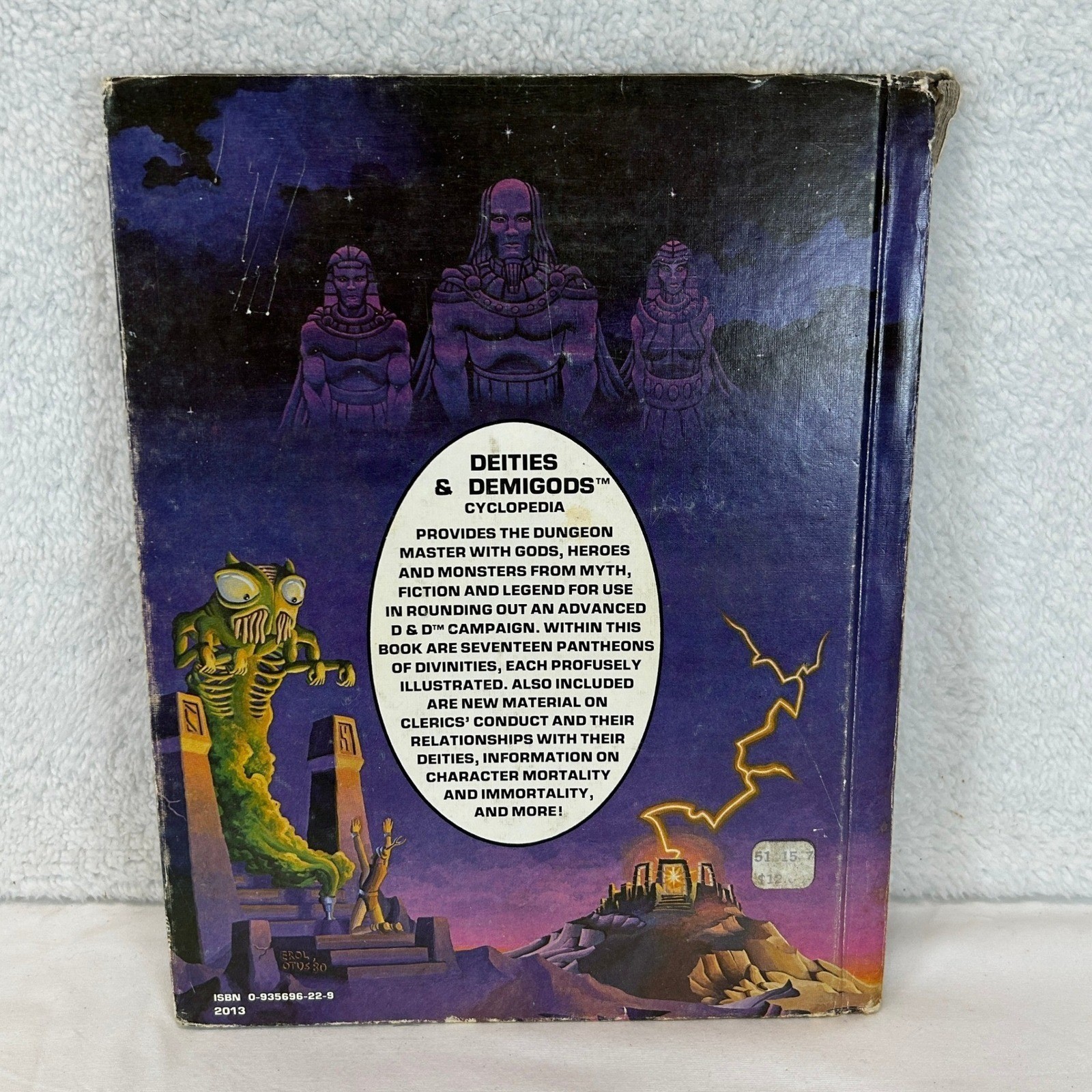 TSR D&D Deities & Demigods Advanced Dungeons & Dragons 144 Pages TSR 2013