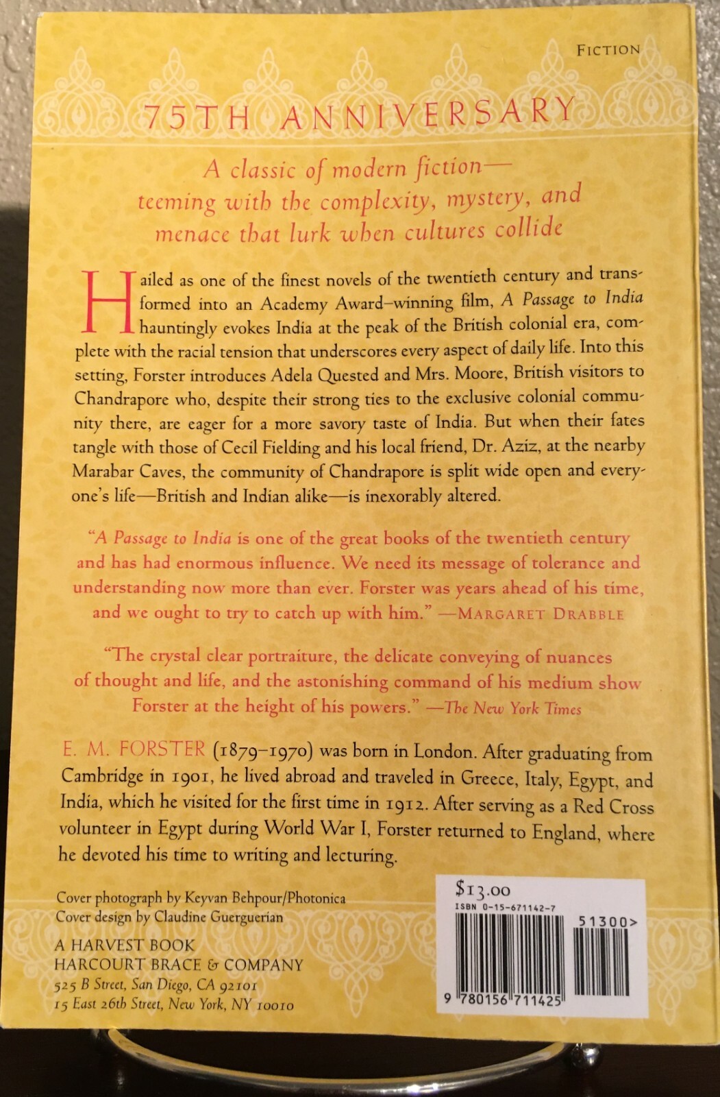 A PASSAGE TO INDIA by E. M. Forster (1965, Paperback, Reprint)