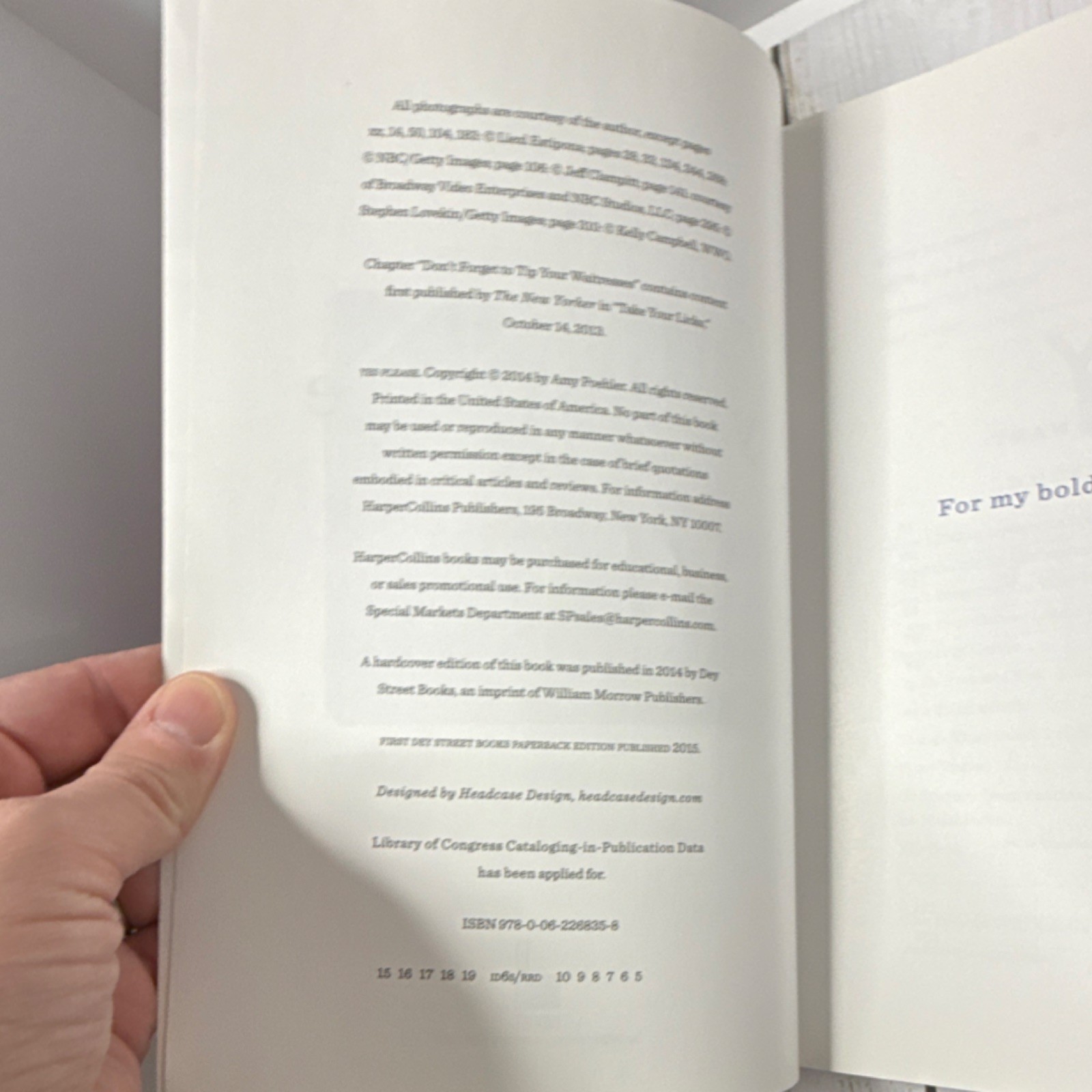 Yes Please Amy Poehler Paperback Dey St. Memoir Humor Entertainment