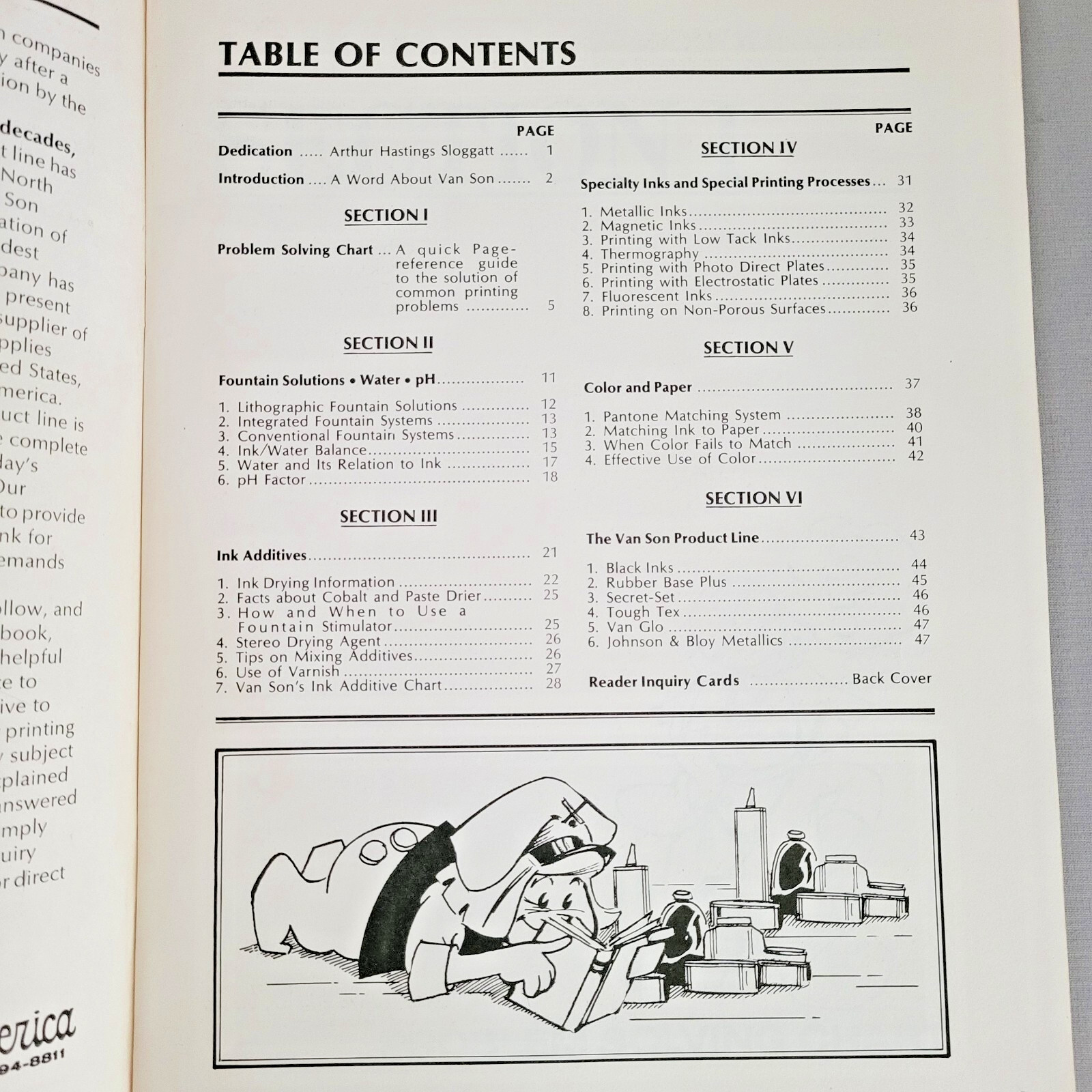 Vintage 1970s Booklet Van Son Helpful Press Hints 47 Pages Ink Tips Mixing
