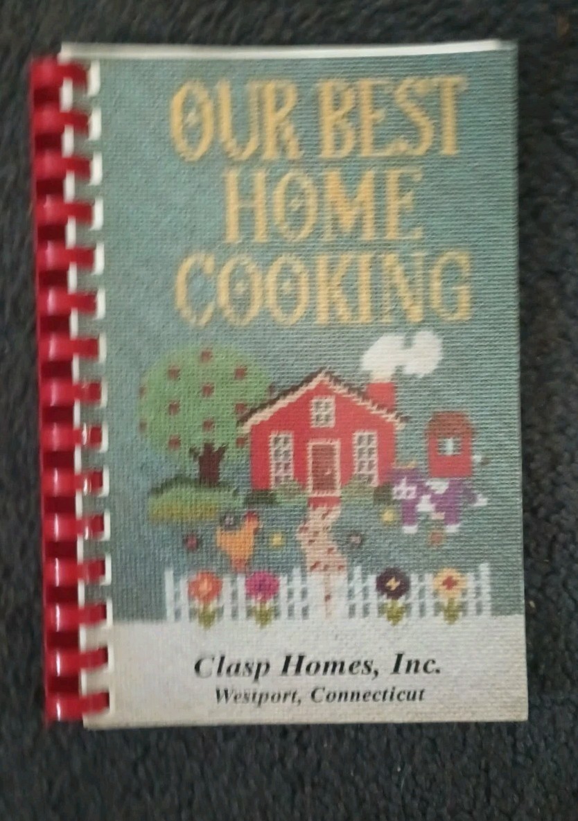 8 Vintage Spiral Bound Connecticut Local Recipe Cookbooks Lot