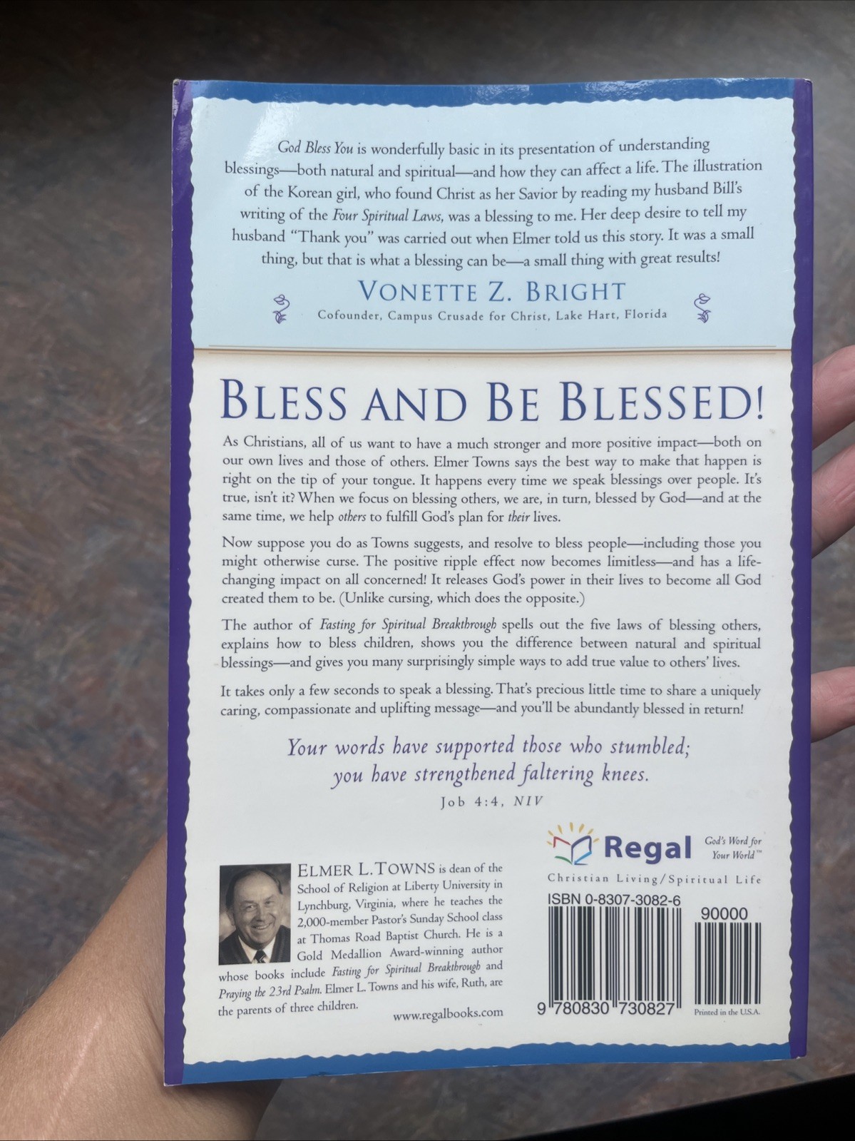 God Bless You; How Your Words Can Change Lives by Elmer L. Towns – Free Shipping