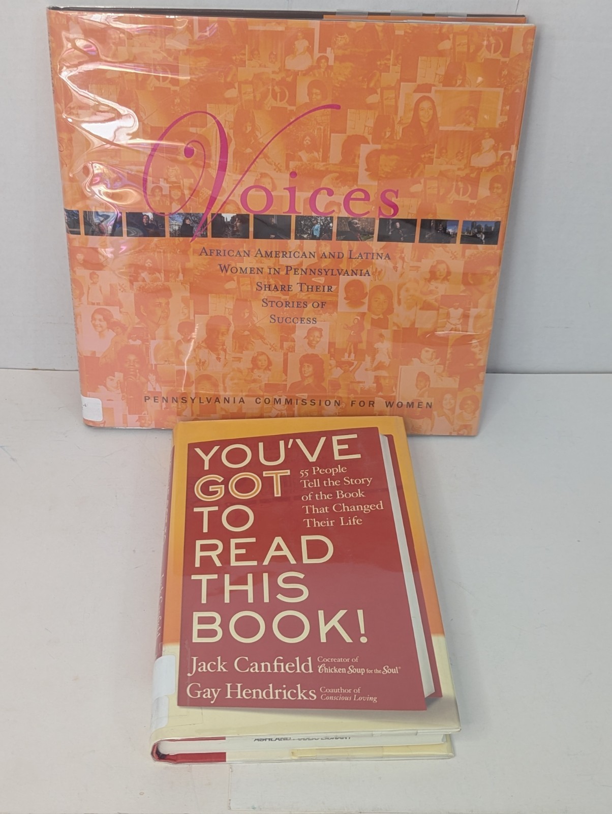 Lot Of 2 Non-fiction Self-help Inspirational Stories Of Success Hardback Books