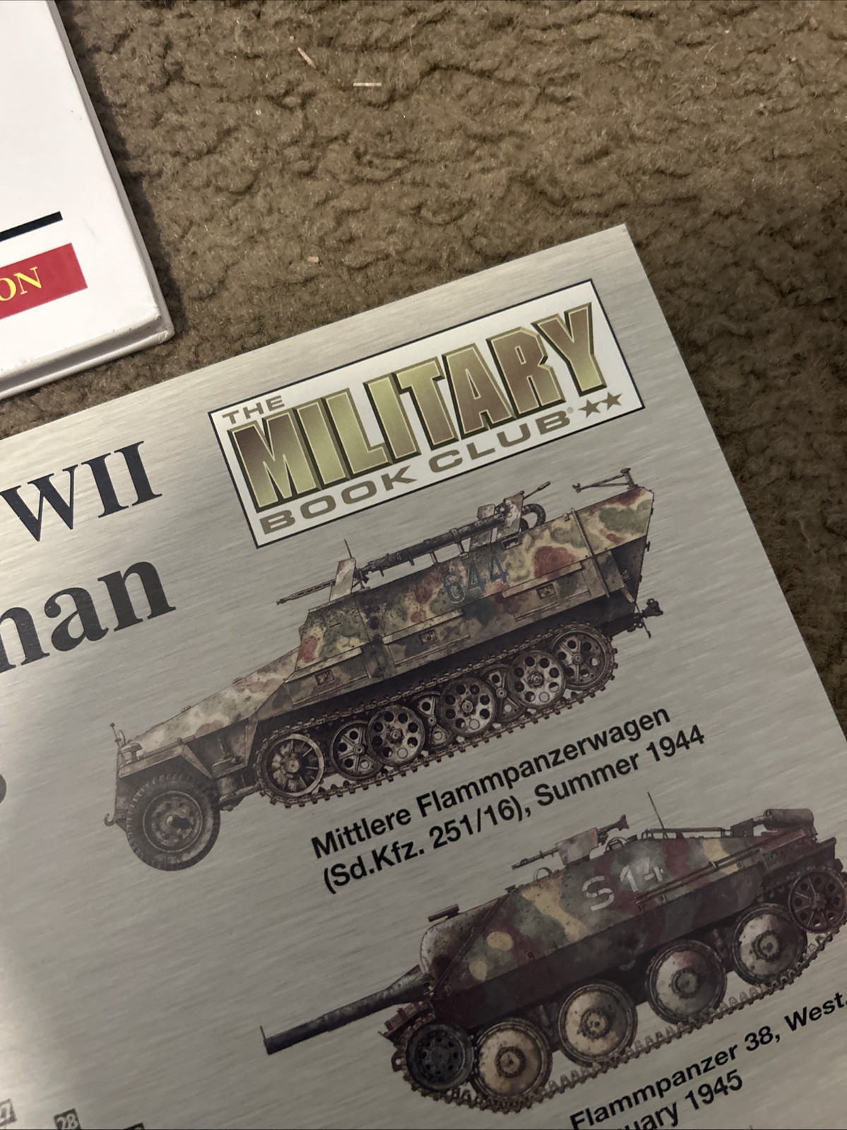 Flammpanzer, German Flamethrowers. . Vanguard.. 48 Pages Hard Cover & Poster