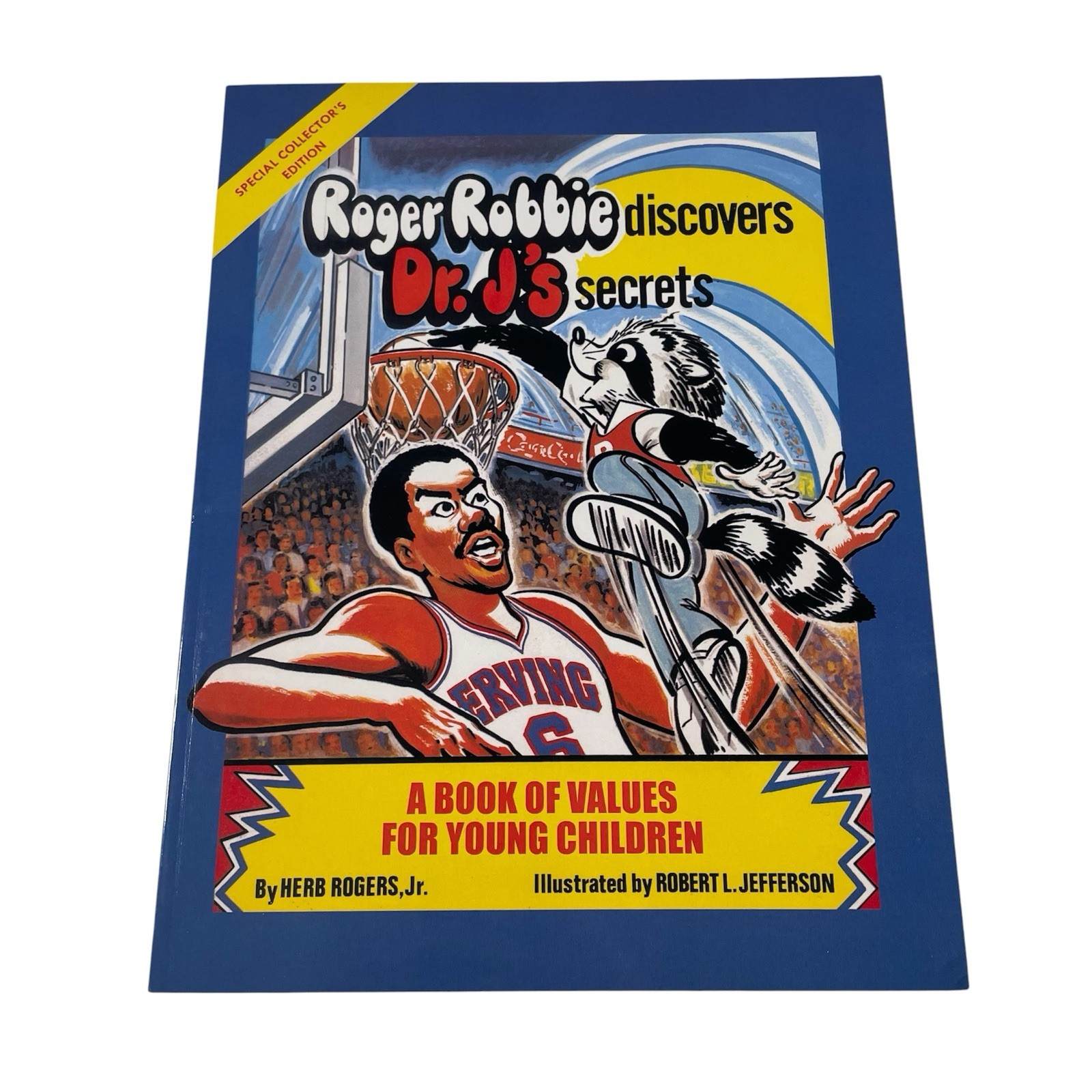 Roger Robbie Discovers Dr. J’s Secrets Signed Book Herb Rogers Jr 2006 Autograph