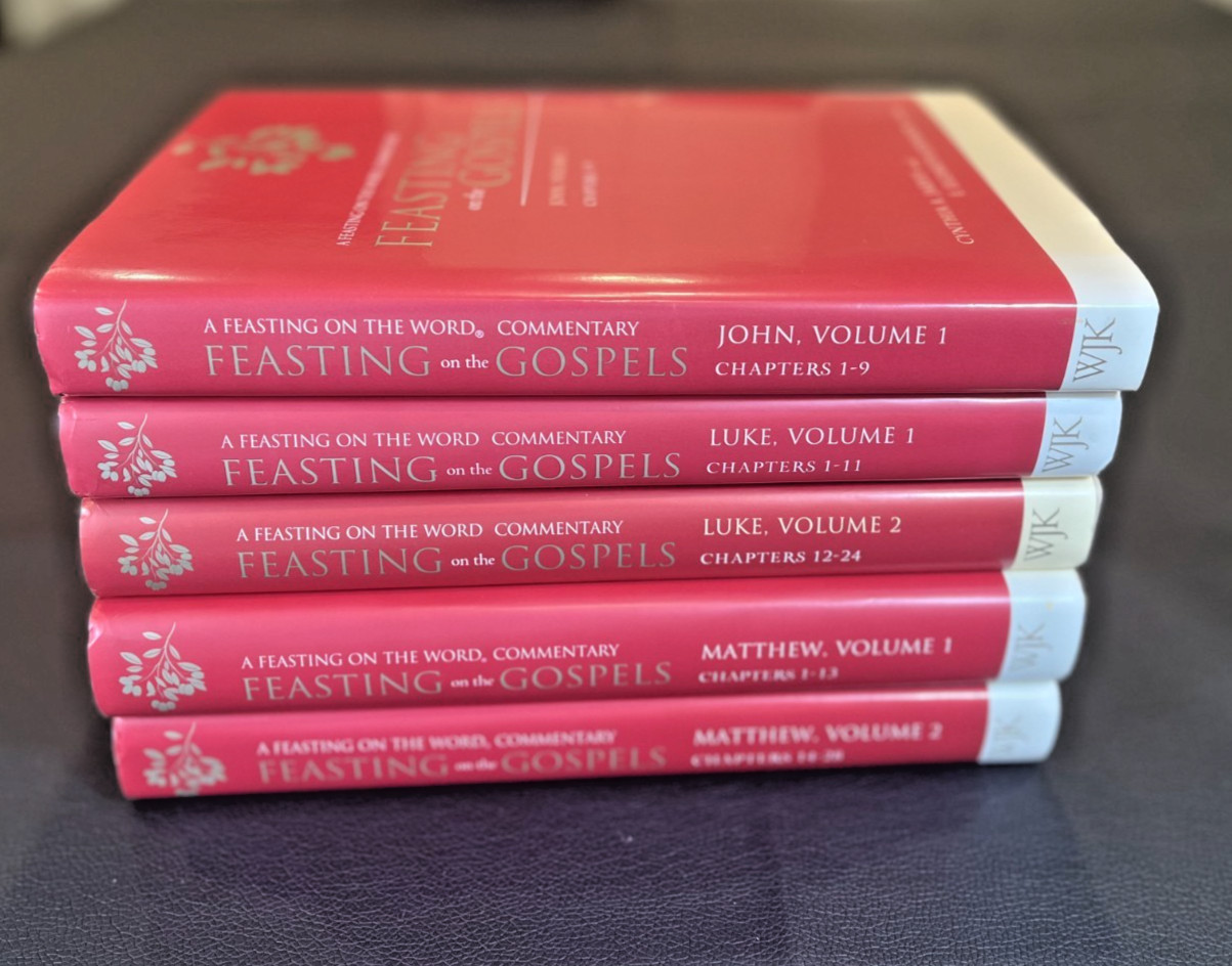 FEASTING ON THE GOSPELS Hardback Books WLK Set of 5