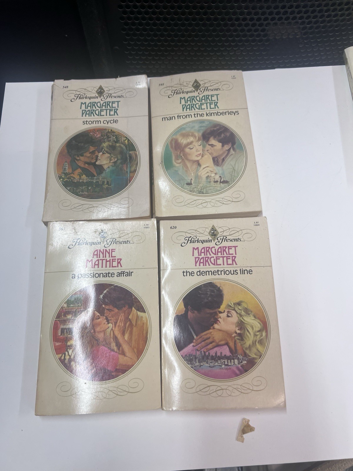 Vintage Harlequin Presents Romance Novel Lot Of 23 Books from the 1970s-1980s