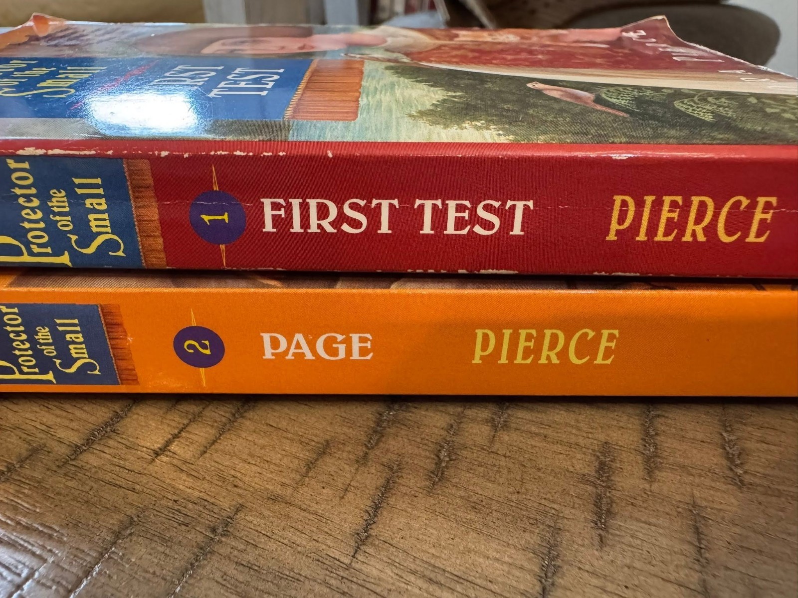 2 Tamora Pierce Protector of the Small FIRST TEST & PAGE Nice! VGC 1 & 2