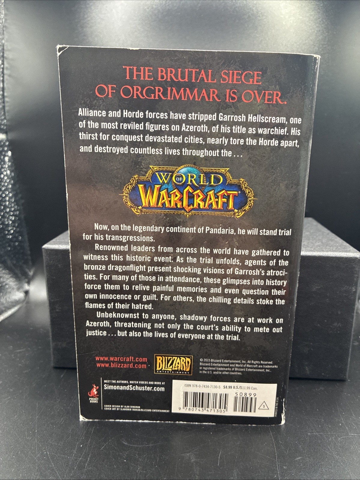 World of Warcraft: War Crimes Mass Market Paperback Free Shipping