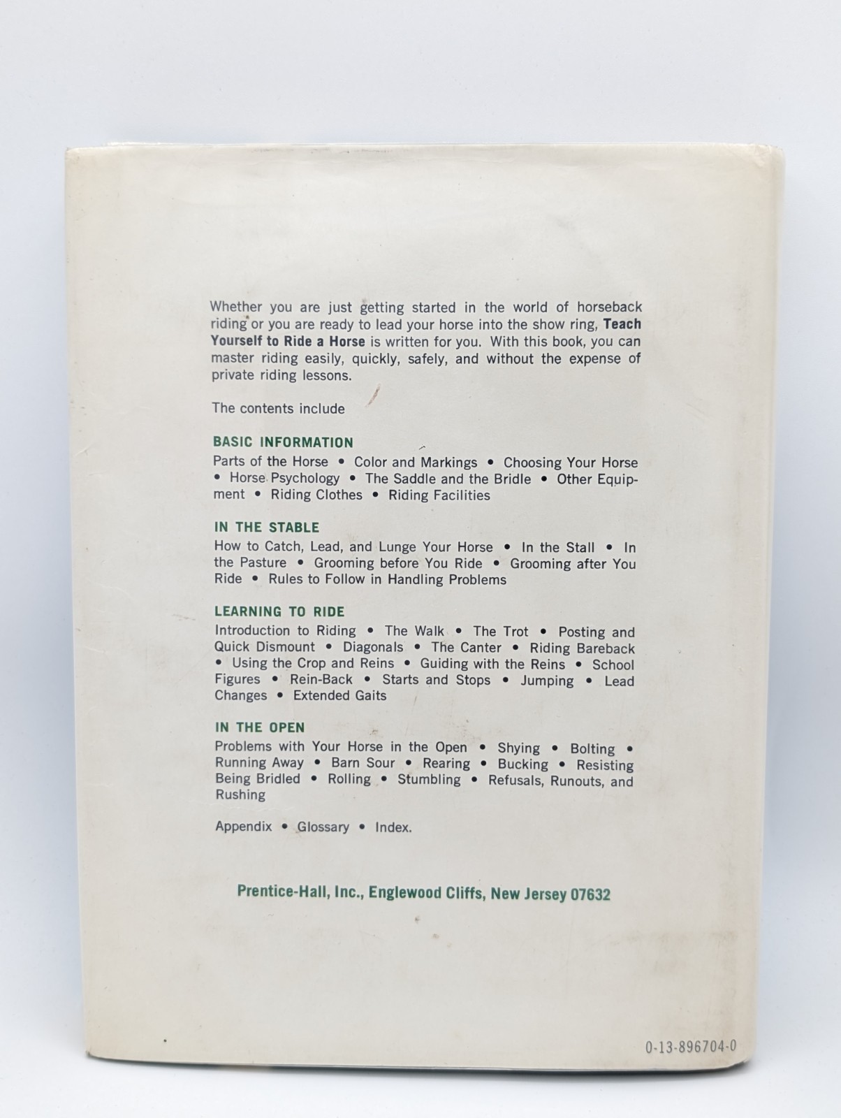 Teach Yourself To Ride A Horse Riding Vintage Horseback Training Equestrian Book