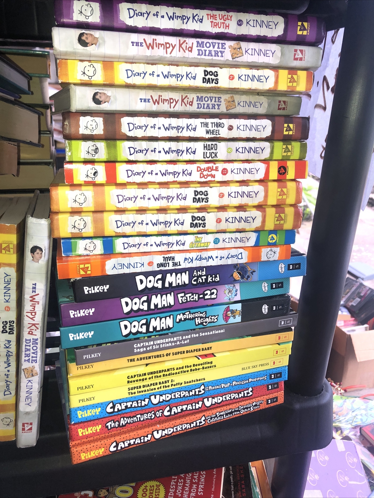 Middle School Children’s Book Lot Of 50 Assorted Ages 9 To 12 Very Good