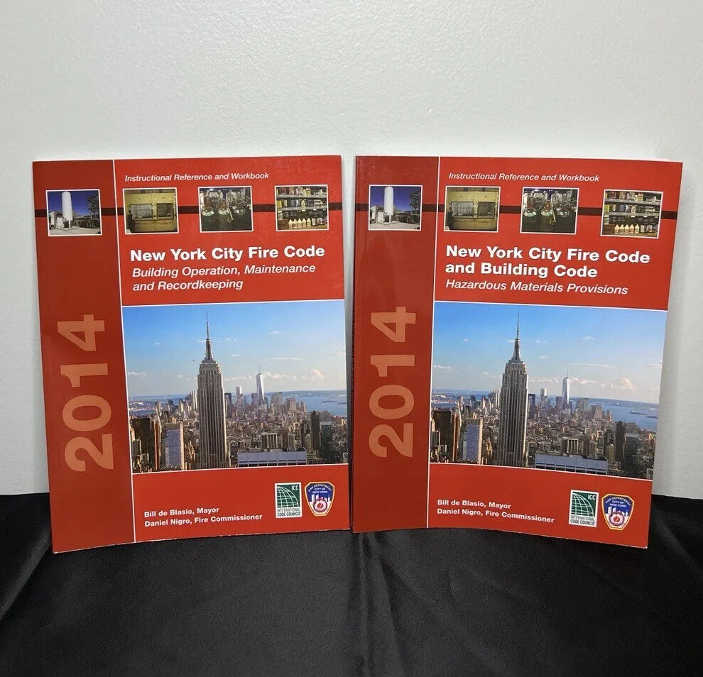 ICC International Code Council New York City Fire Code & Building Code Set 2014