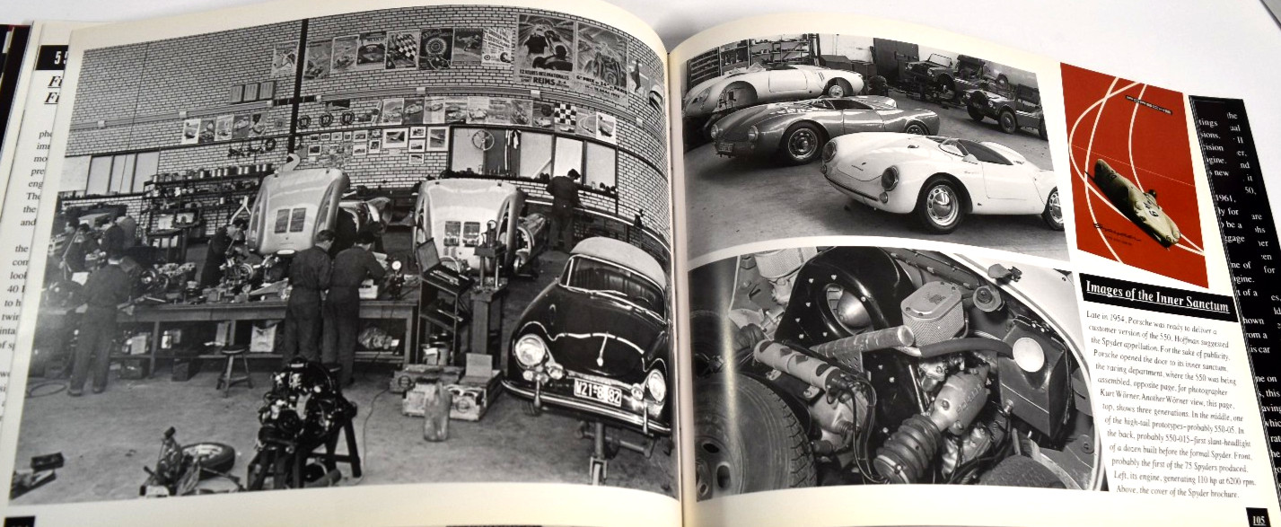 VINTAGE- Porsche 356 & 550 A Pictorial History by Henry Rasmussen *LIKE NEW*