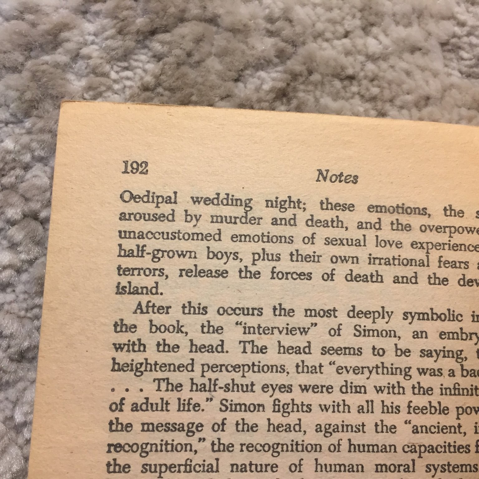 Lord of the Flies William Golding 1959 Capricorn Books Psychological Allegory