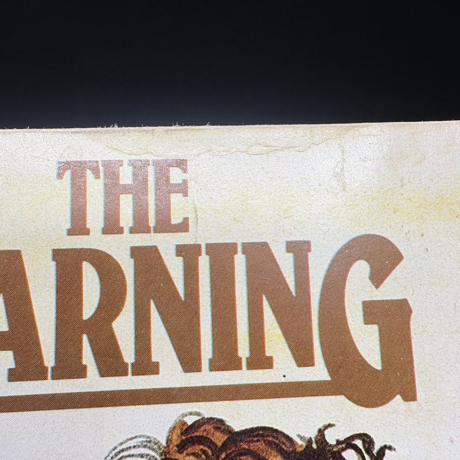 The Warning George Hirthler 1982 1st Printing Western Fiction InterVarsity PB
