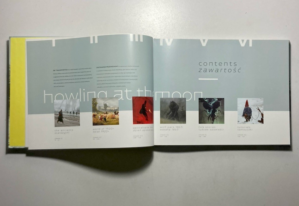 “Howling At The Moon” JAKUB ROZALSKI 2018 Hardcover Art Book Steampunk RARE