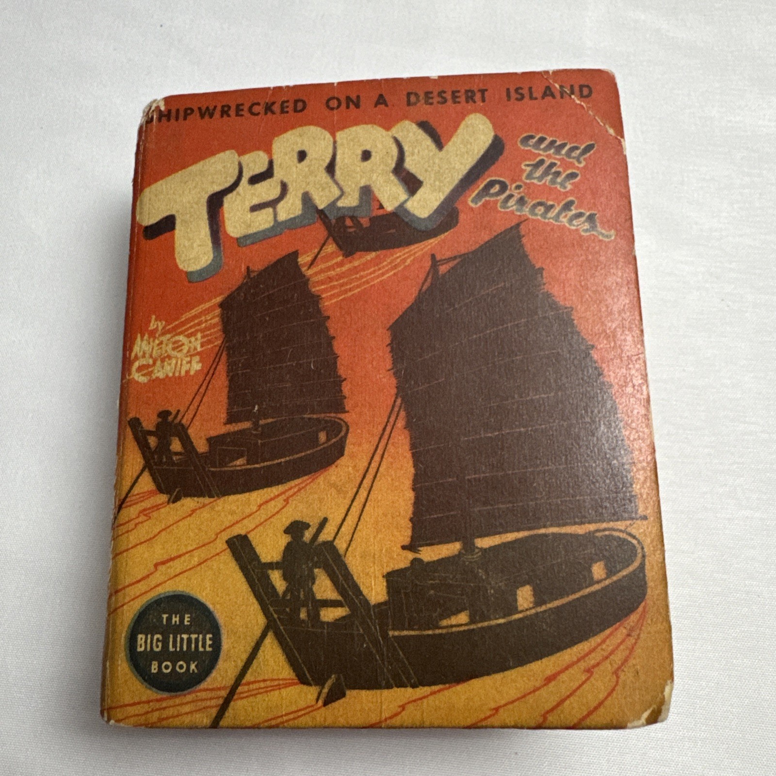 TERRY AND THE PIRATES: 5 vintage BIG LITTLE BOOKS Whitman Publishing