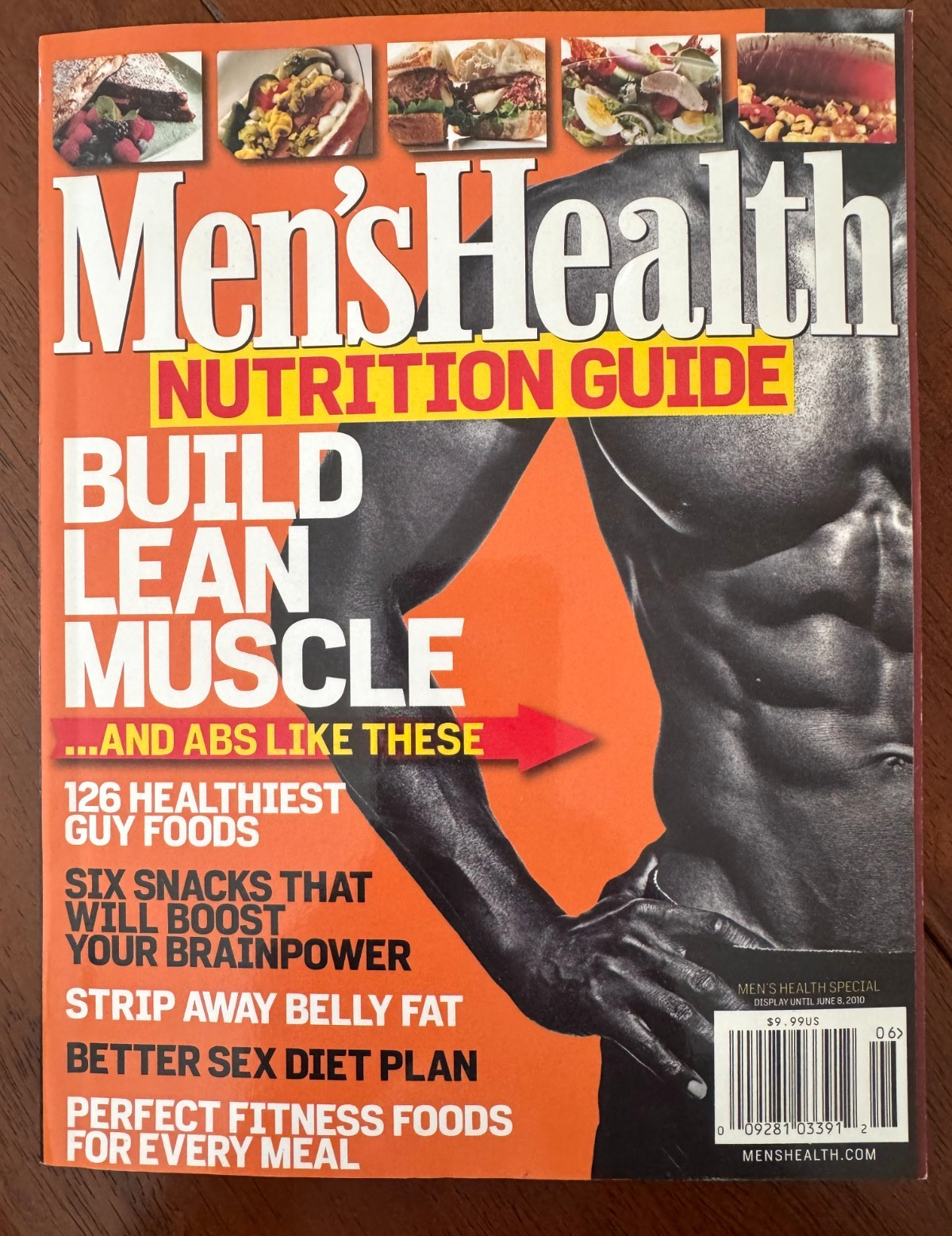 Men’s Health Nutrition Guide 2010 – OLD NEW STOCK – NEVER BEEN READ – 176 Pages