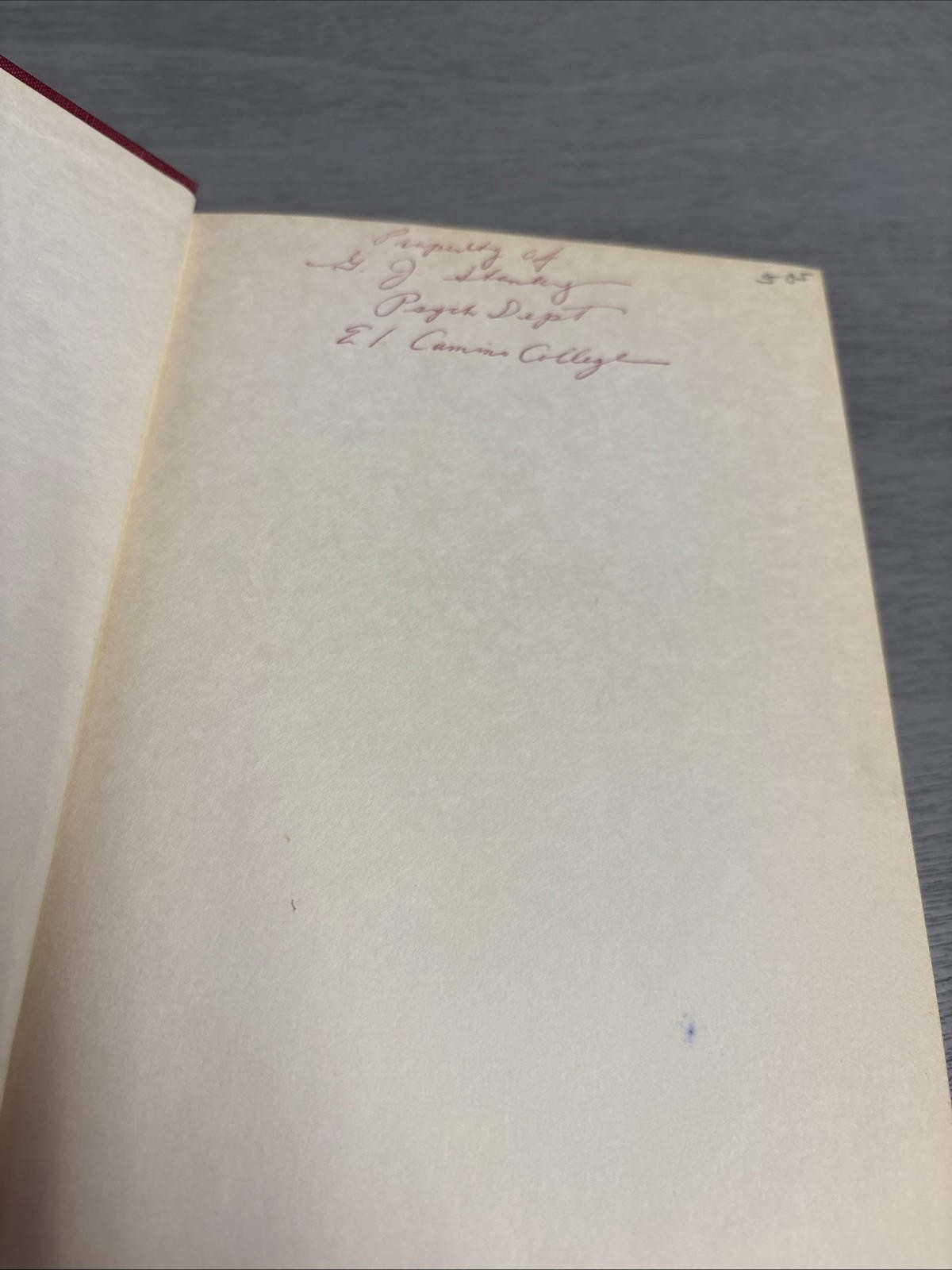 Social Psychology by S. Stansfeld Sargent 1950 HC/DJ VG