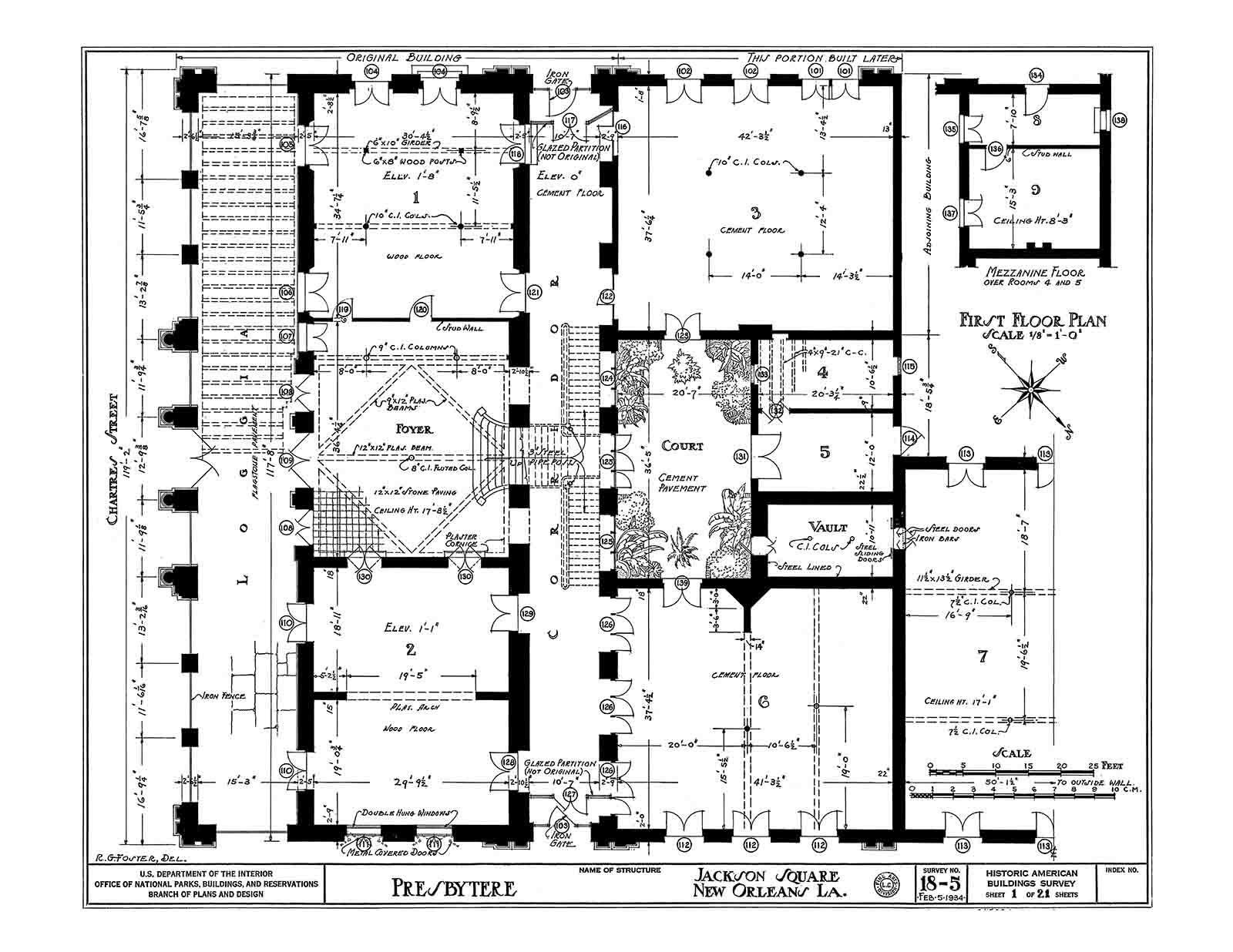 Historic House Plan Drawings of New Orleans – Books 1-5 Full Set – Architecture