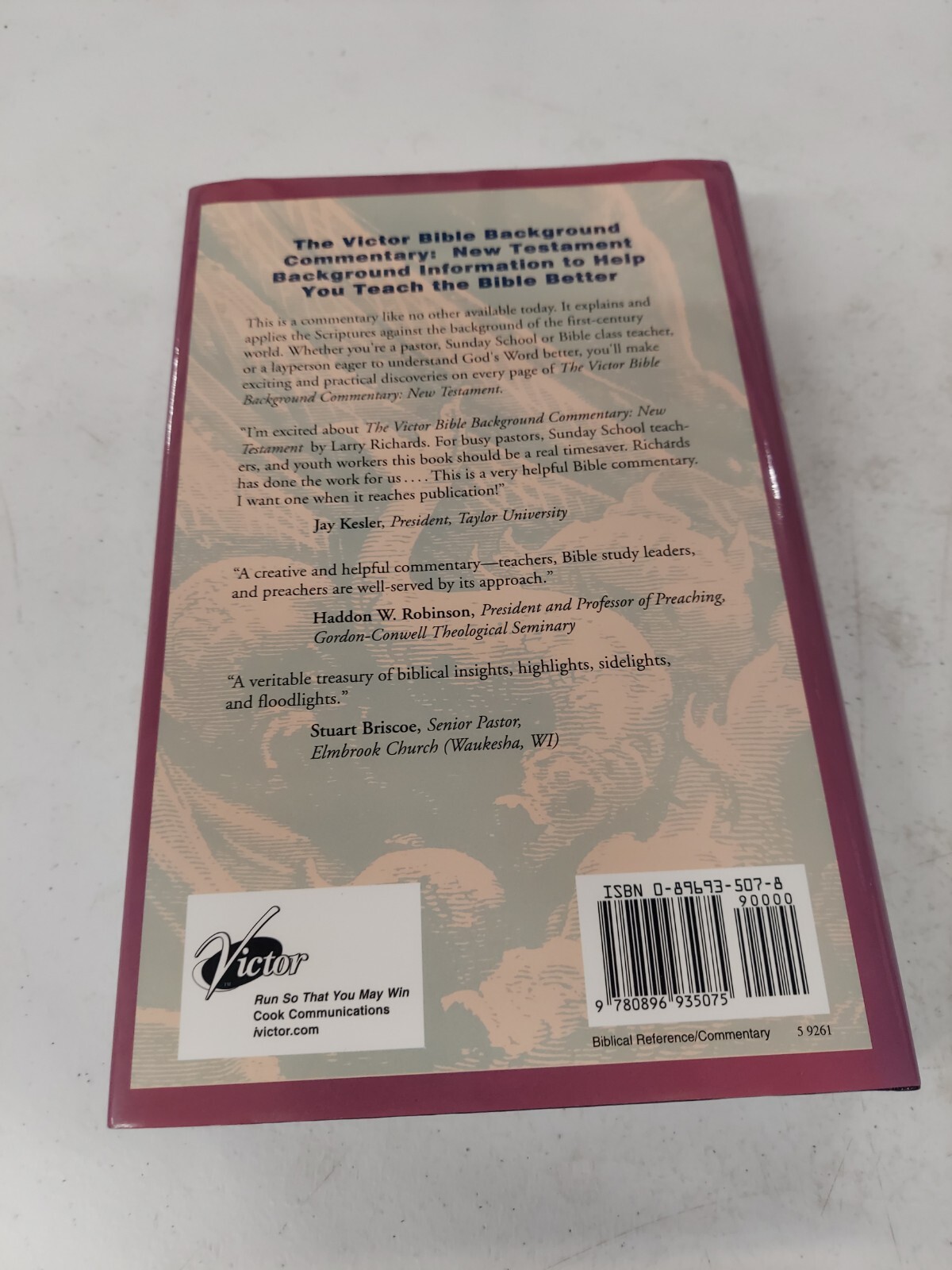 1994 The Victor Bible Background Commentary New Testament By Lawrence Richards