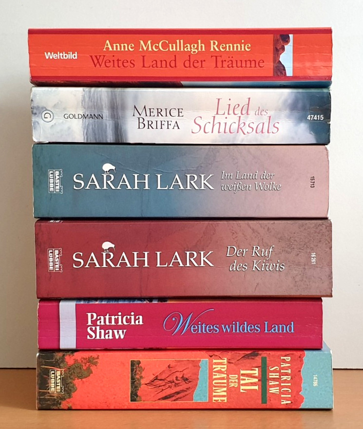 BUCHPAKET+6 BÜCHER+LIEBE+Romantik+ PATRICIA SHAW+SARAH LARK+ TB+BUNDLE