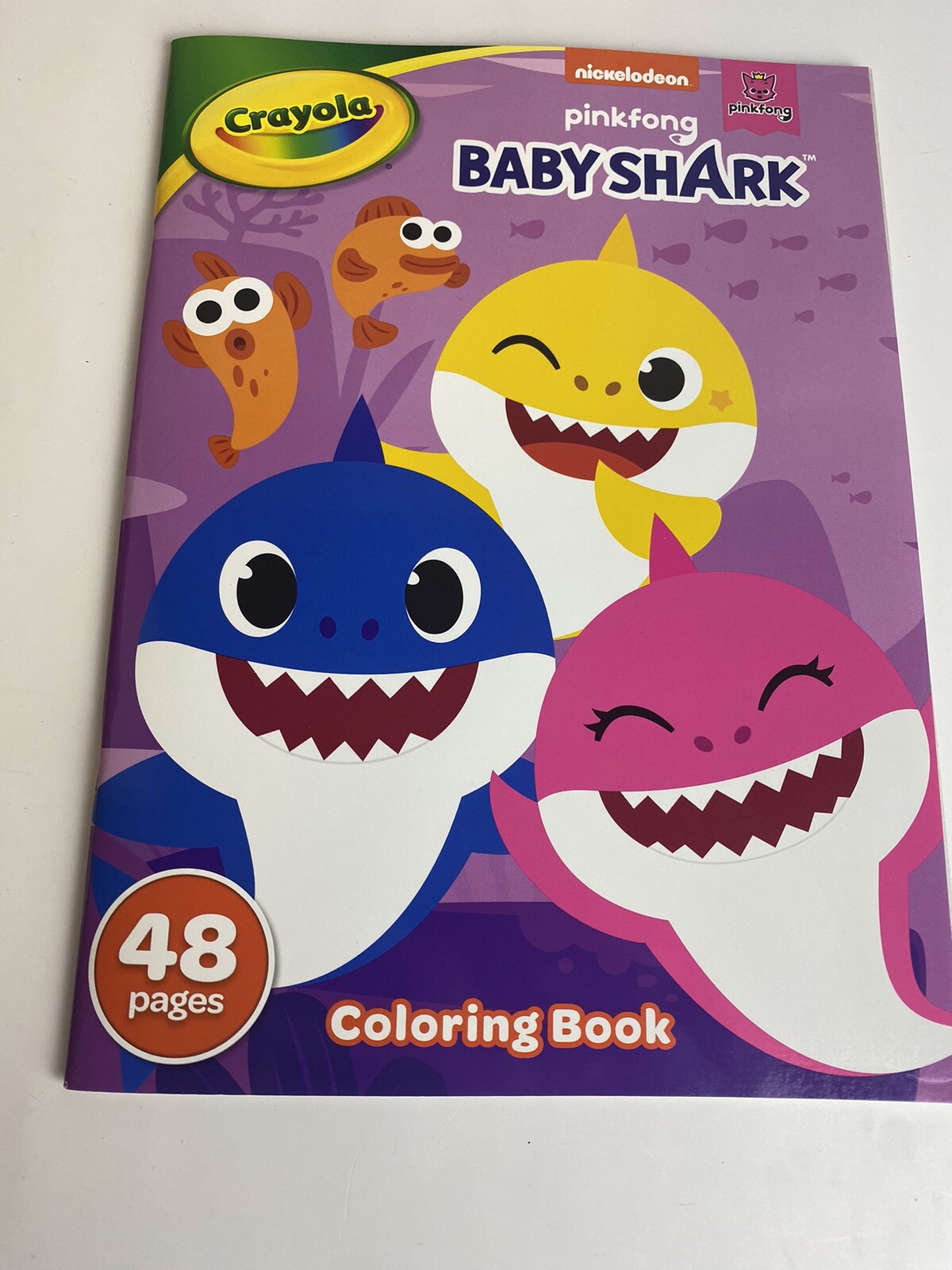 Lot of 2 Crayola My Little Pony and Baby Shark Coloring Books 48 Pages Each New