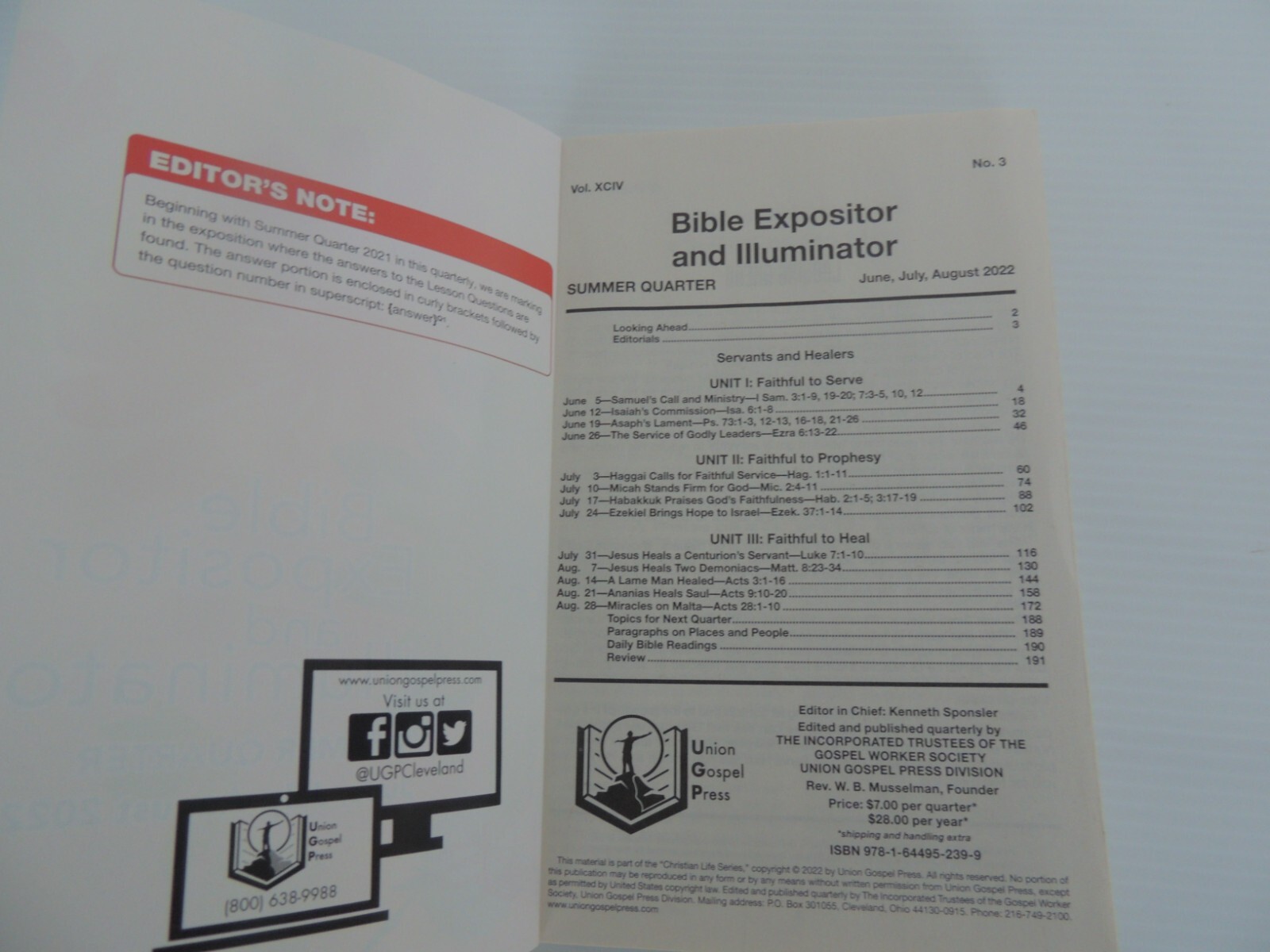 3 books: Bible Expositor. 2022, JUNE, JULY, AUGUST, SEP, OCT, NOV, TRUSTING