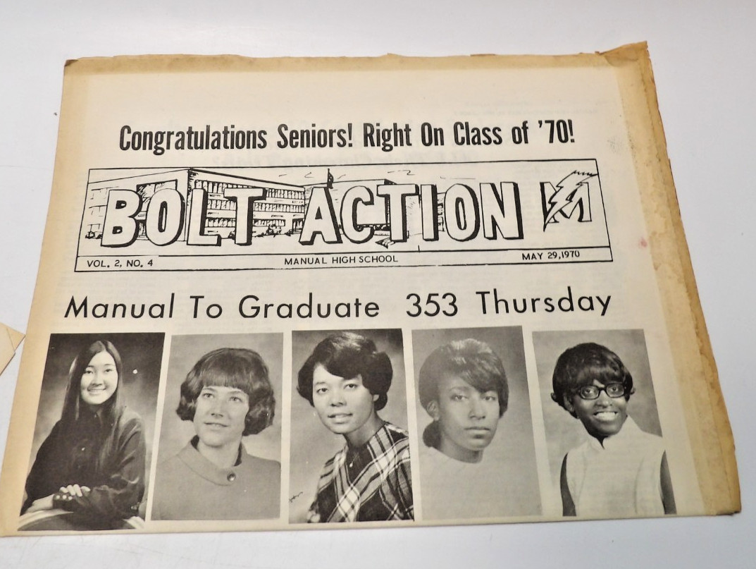 1970 MANUAL HIGH SCHOOL YEARBOOK DENVER, COLORADO THUNDERBOLTS