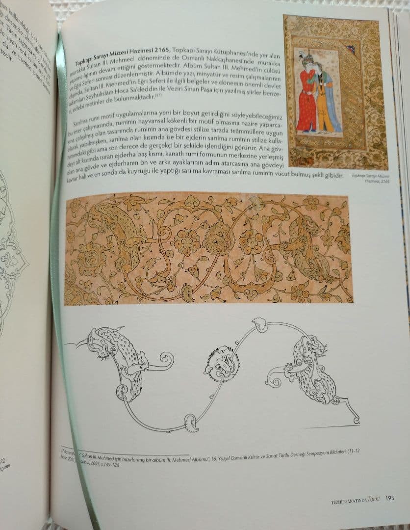 Tezhip Art Rumi Book by Munevver Ucer and Kaya Ucer 328 Pages 2025 Turkish