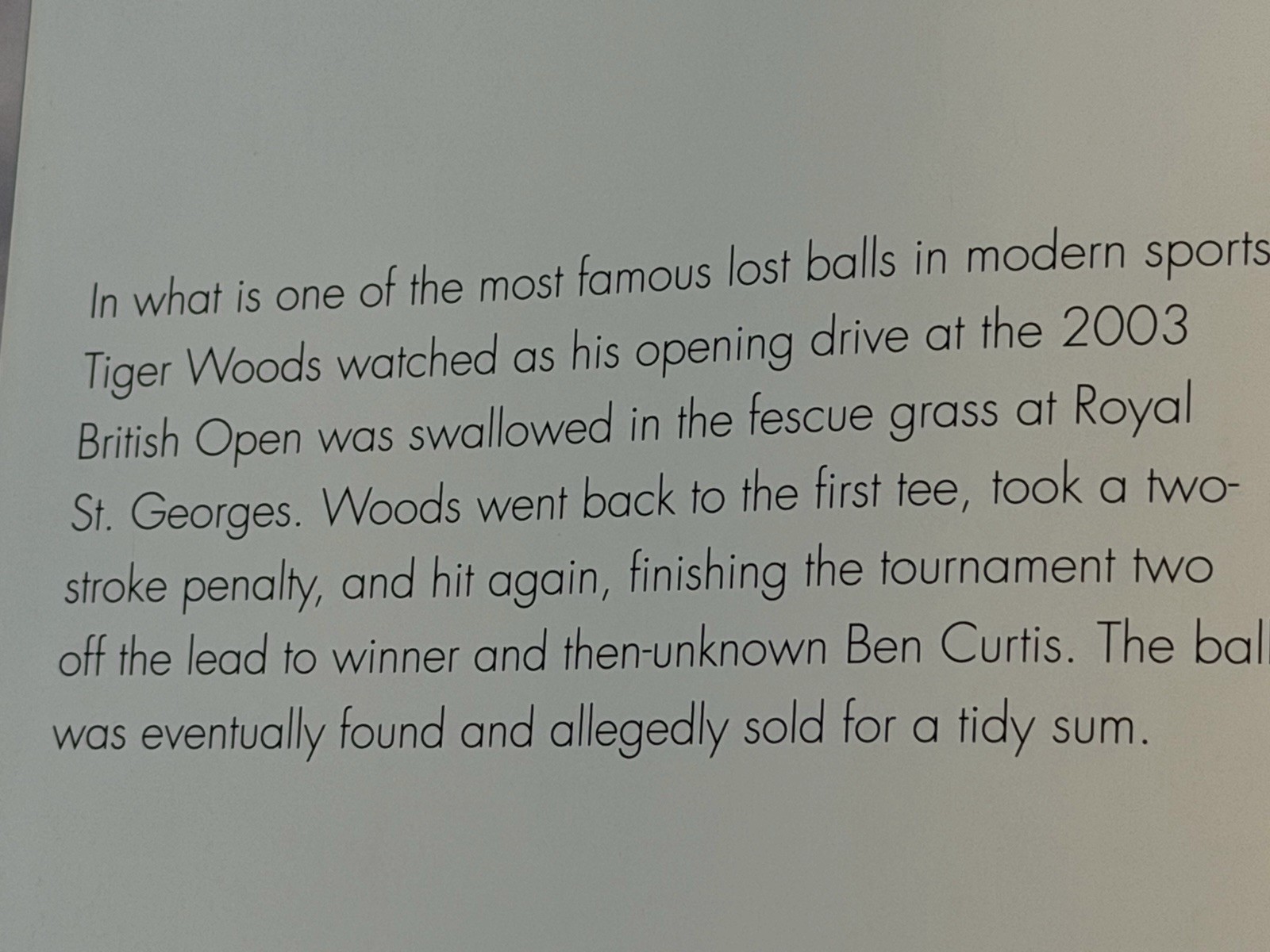 Lost Balls: Great Holes, Tough Shots, and Bad Lies – Hardcover – Excellent