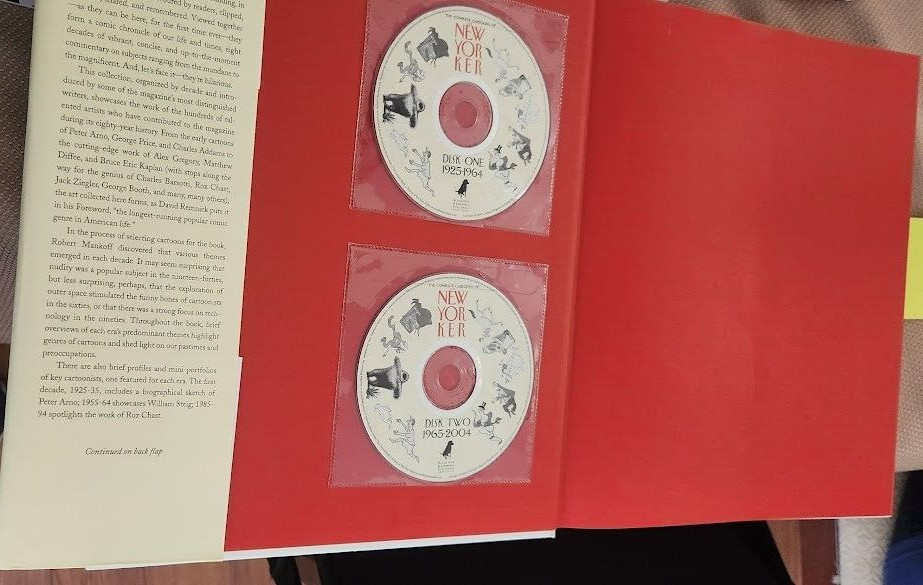 Brand-New The Complete Cartoons of the New Yorker by Robert Mankoff with 2 CD’s