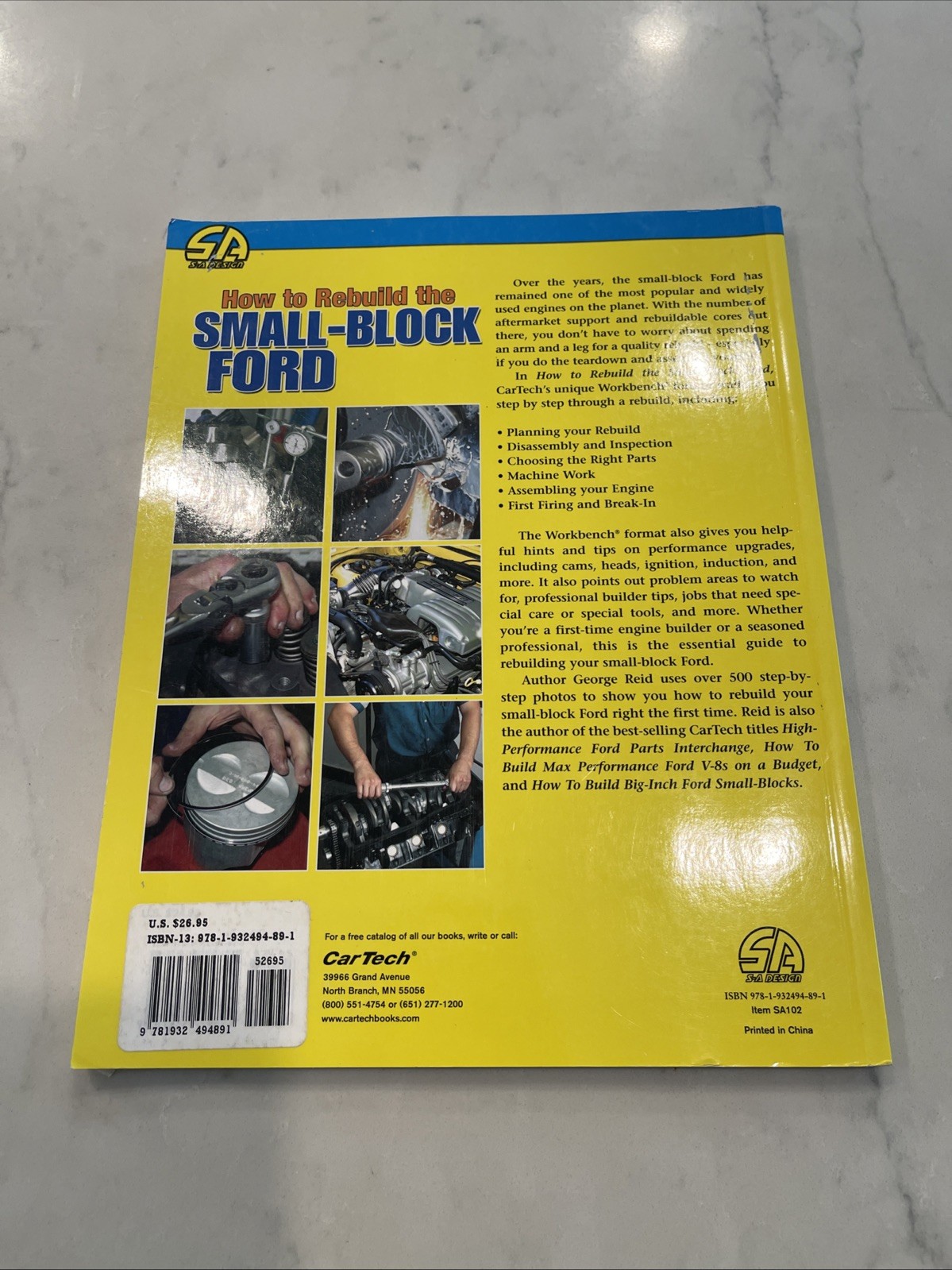 SA102 How to Rebuild the Small Block Ford Stock & Performance 289 302 351 400