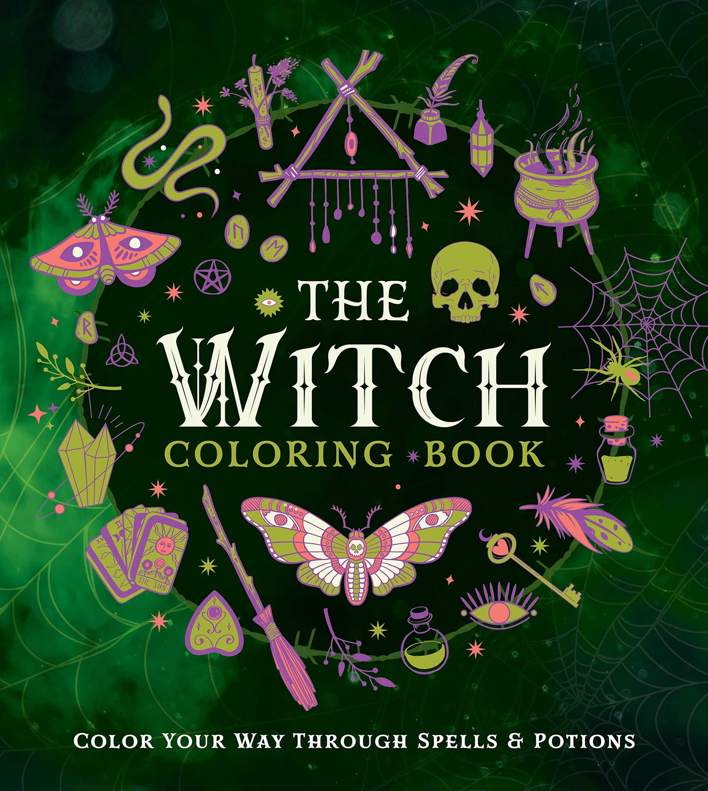 The Witch Coloring Book: Color Your Way Through Spells and Potions (Creative…