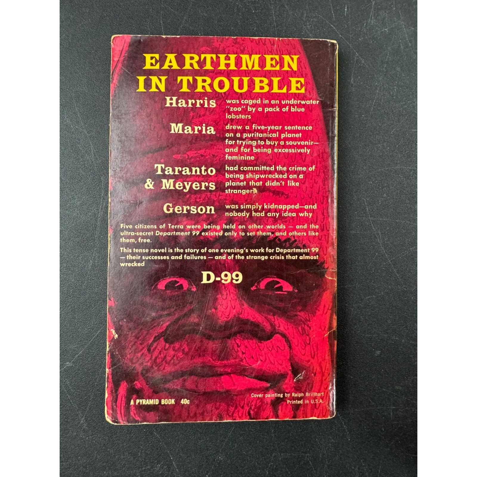 D-99 by H B Fyfe 1962 Vintage Science Fiction Paperback Pyramid Books F794