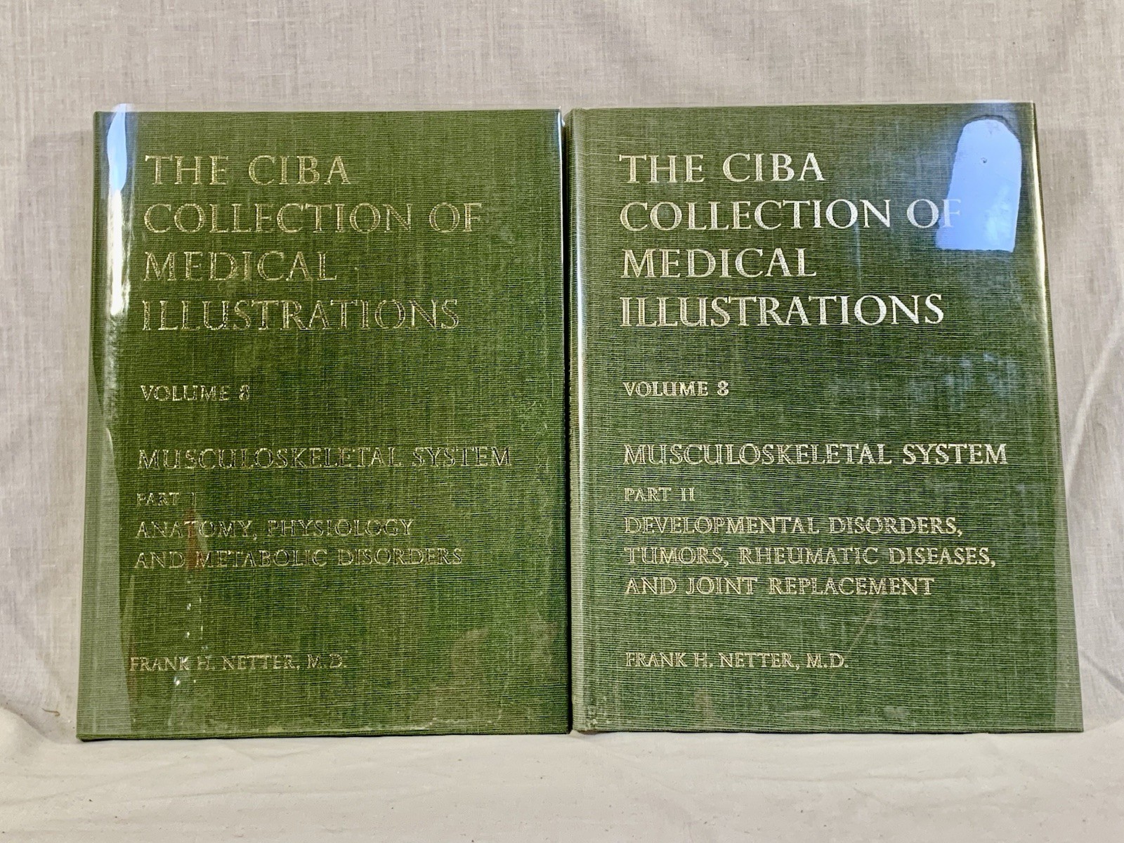 THE CIBA COLLECTION OF MEDICAL ILLUSTRATIONS 12 Book 8 Volume Set Frank H Netter