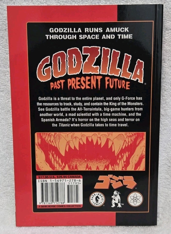 Godzilla: Past, Present, Future (1998 Dark Horse Graphic Novel 1St. Edition PB)
