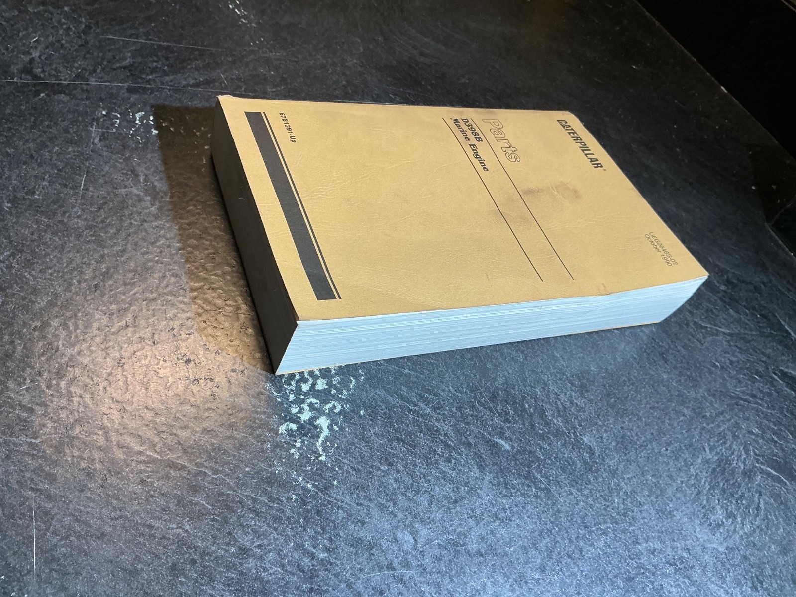 Caterpillar D398B Marine Engine Parts Manual Catalog Serial Numbers 67B1391-Up