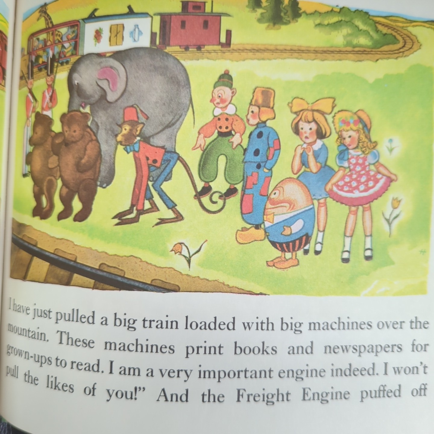 Vintage 1960s Little Engine That Could Book Watty Piper 1961 Platt & Munk NY