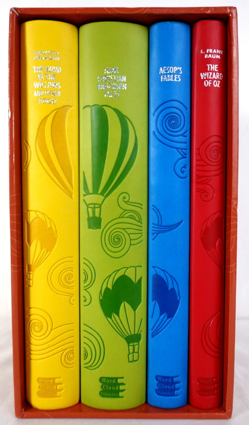 Discovery Word Cloud 4 Classic Set Oz Wind Willows Aesop Faux leather clean